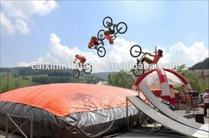 inflatable jump air bag for skiing / stunt air bag / extreme jumping air bag