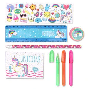 INTERWELL LW7698 Kids Fancy Stationery, Cheap Personalized Unicorn Stationery Sets