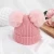 Import Ivy20035H Autumn Korean style kids boy and girl hot selling two pompom hats peaked caps from China