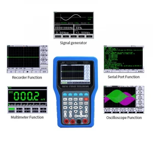JDS3072E Handheld Oscilloscope 500MSA/S 70MHz 2CH Digital Oscilloscope Signal Generator 100-240V