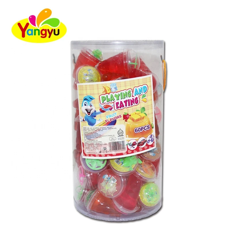 Jelly Factory Sweet Fruity Jelly Pudding With Funny Toy