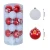 Import Jinmai Custom Christmas Balls 6CM 30PCS/SET Plastic Christmas Ball Tree Ornaments from China