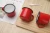 Import Joware Custom Logo Print Handgrip Red Stainless Steel Enamel Coffee 13.4 Oz Mug for Coffee Drinking from China