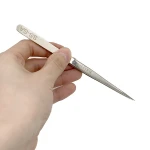 Kaiyi SS-SA Polishing High Temperature Resistant Stainless Steel Industrial Tweezers For Mobile Repair Tools