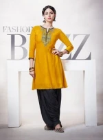 Kajree Mandonna - 2 Rayon A Line Straight Knee Length Daily wear Ready to Wear Kurti Kurta Pret With Bottom