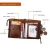 Import KID custom refid blocking men genuine leather wallet with zipper pocket from China