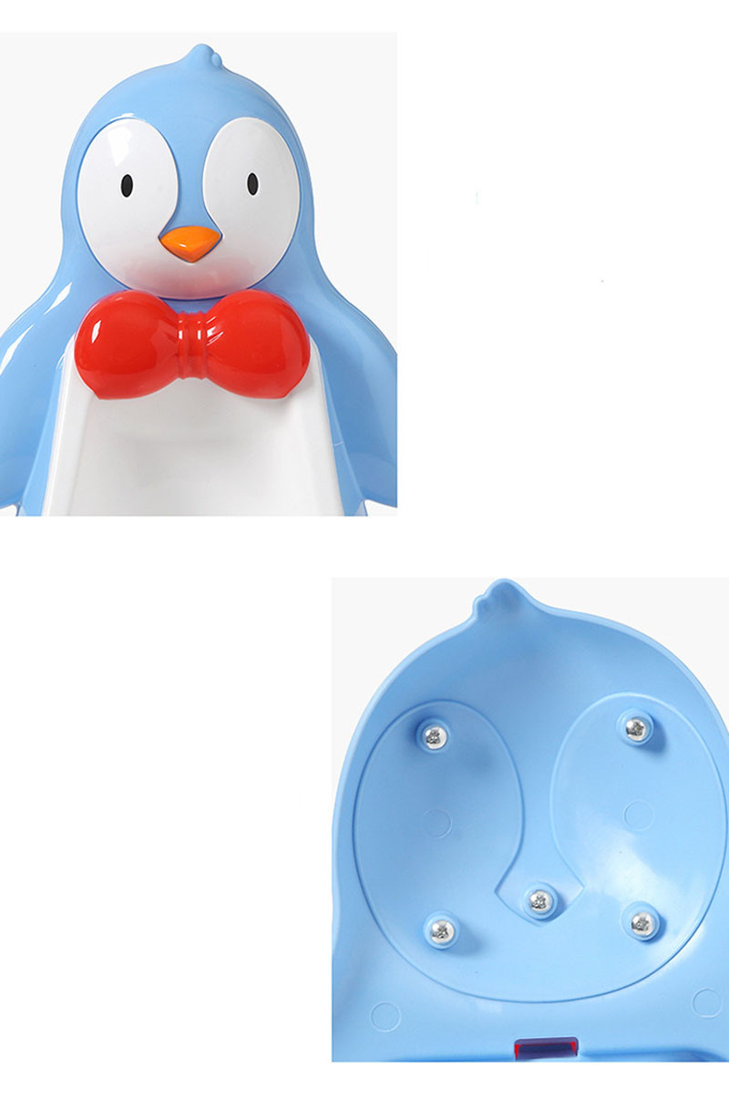 Kids Portable Toilet Urinal Cartoon Baby Boys Penguin Stand Vertical Toilet Potty Training Children Wall Hanging Urinal Pee