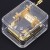 Import Kids Toy Custom Mini Gold Movement Melody Musical Box Acrylic Music Box with Hand Crank as Promotion Gift Stocking Stuffer from China