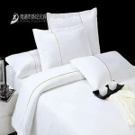 King size Poly Pleated Hotel bed skirt