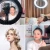 Import Kingma dimmable 18-inch studio makeup lamp camera phone photographic selfie LED ring light from China