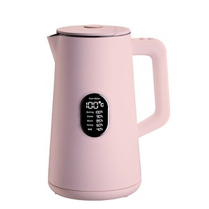 Kitchen appliances stainless steel tea kettle water heating temperature control adjustable electric kettle
