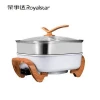 Kitchen Cooking Tool Hotpot Soup Stew Pots Non-Stick Pan Stainless Steelelectric Hotpot Pot