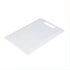 Kitchen flexible pp pe cheese chopping board cutting block with holes