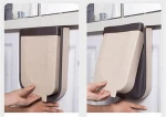 Kitchen Wash Room Garbage Can  Plastic Foldable Dust Bin Wall Mounted Trash Can Waste can