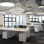 KL-42 series office 6 person workstation  for staff desk in modern style with metal frame