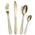 Knife Spoon Fork Sets 24PCS cutlery Stainless Steel gold flatware set with gift box