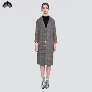 Korean Style Ladies Plus Size Faux Fur Winter Long Jacket Coats For Women Warm