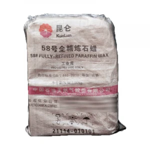 Kunlun 56/58 Fully Refined Paraffin Wax For Candle Making