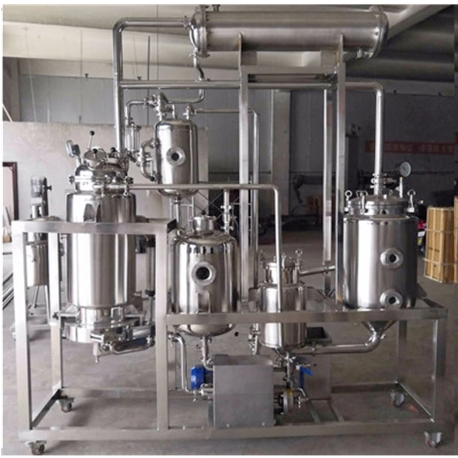 100L-5000L multi-functional vacuum  essential oil extraction equipment for ginger oil and  cinnamon oil