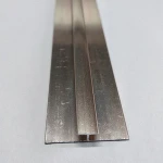 l shaped metal tile trim for pvc marble sheet on the wall