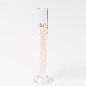 Lab Use Measuring Cylinders with Spouted neck,glass material