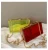 Import Lady Fashion Square Candy Color Acrylic Clear Purse Cute Transparent Crossbody Bag Handbag Chain Shoulder Evening Clutch Bag from China