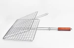 Large Nonstick Germany BBQ Grill Basket BBQ Accessory for Fish Meat Vegetable Hamburger