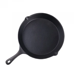 large size frying pan outdoor cooking pan skillet cast iron pan 30cm