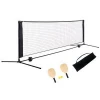 Latest Design Portable Folding 5M Pickleball Net Set Pickleball Stand Pickleball Paddle And Tennis Badminton Net Set