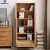 Import Latest Design Solid Wood Bookcase With Glass Doors Models from China