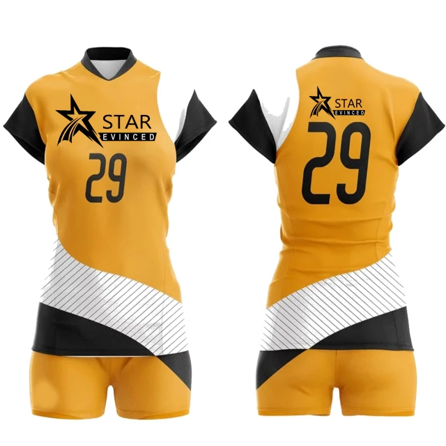Latest Design Sublimated Volleyball Uniform Beach Tops Shorts Sleeveless Volleyball women Jersey quick dry