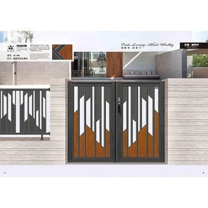 Latest fashion All aluminum Fencing Trellis   Gates main gate designs For Villa