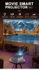 LCD 1080P Projector for Cinema Education Meeting Advertise Home Theater led mini mobile phone android projector