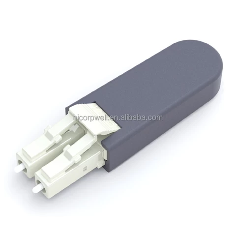 LC/UPC Duplex PVC Fiber Loopback Module with Various Jacket Types & Cable Dia OS2 LC Loopback Cable Fiber Optic Loopbacks