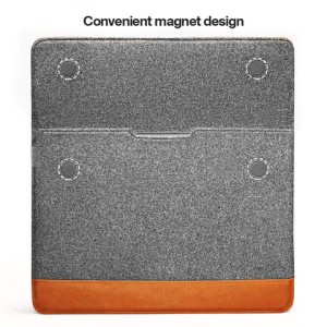 Leather Sleeve Case Portable Laptop Bag Stylish Briefcase