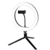LED Dimmable Photographic Lighting 26CM ring light stand with phone holder led ring lamp