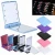 Import LED Pocket Mirror with 8 LED Lights Vanity Makeup Mirror Folding Portable Compact from China
