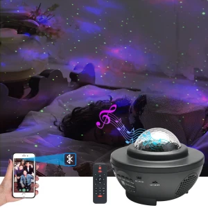 LED starry sky night light for kids star water wave projector