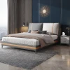 Light Luxury And Soft Leather Bed Modern Simple Style Master Bedroom Double Wedding Bed Storage Bed