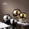 Light luxury glossy golden spherical creative design crafts golden plating furnishing home decoration for gift