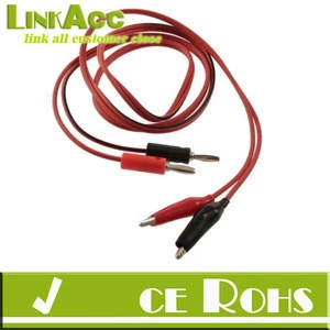 Linkacc-I8 alligator clip to banana plug test lead cable