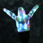 Lipan- LED Light Jacket Leisure&sports Wears Luminous Clothes Colorful Lighting Costume Washable Clothing Flash LED Jacket