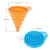 Import Liquid or Powder Transfer Flexible Mini Kitchen  Collapsable Silicone Funnel With Bottle Brush from China