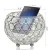 Import living room decorative accessories 12 cm diameter silver  crystal votive holder from China