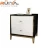 Import Living room furniture cheap gold plated nightstand side table with drawers from China