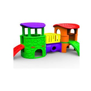 LLDPE Large Plastic Slide Combined toddler plastic playhouse