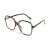 Import lmamba TR90 Retro Eyeglasses Frames Transparent Fashion Large Bluelight Glasses Designer Unisex Glasses 2021 from China