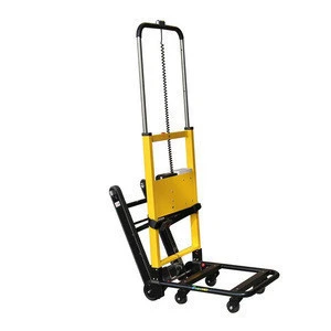 Logistic material handling electric trolley lift for stairs