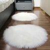 long hair pile acrylic polyester synthetic imitation sheepskin carpets, fake fur artificial throw blankets, faux fur area rugs
