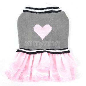 Lovely and charming dog pet apparel, knit pet clothes christmas dog accessories